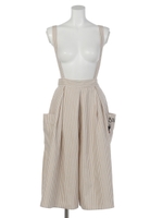 サイドポケットサス付きスカーチョ/ベージュ