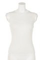 シアービスチェLike Knit TOP/WHT