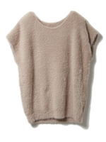 シャギーニットトップス/ベージュ