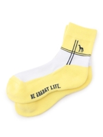 ショート丈90度ソックス/レモンイエロー(131)