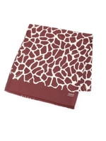 ジラフ柄シルクストール/ブラウン(142)