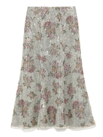 スパンコールマーメイドスカート/OWHT