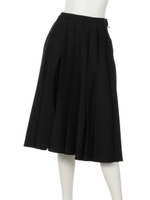 スリットレイヤープリーツSK/ブラック