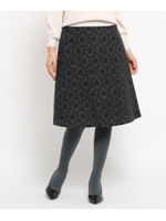 ニードルパンチツイードスカート/ディープグレー(415)