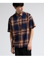 ハイカウントBIGチェックシャツ/ネイビー(293)