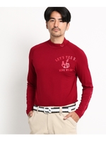 ハイネック ラグラン メンズ/ワインレッド(063)