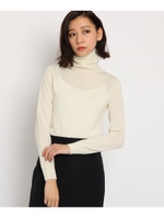 ハイネックニット/ホワイト(002)