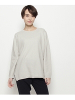 バイヤスリブニットプルオーバー/ライトグレー(011)