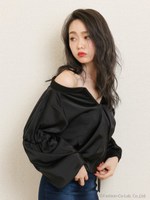 バックスピンドルサテンBZ/ブラック