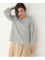 パールピン付きタック袖プルオーバー/ブラック(319)