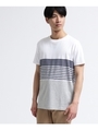 パネルボーダーTシャツ/ホワイト(501)