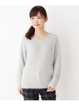 フェザーヤーンプルオーバー/ライトグレー(011)