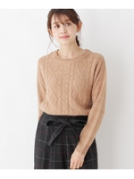 フォックスケーブルプルオーバー/ベージュ(052)