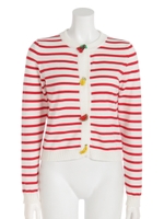 フルーツモチーフカーディガン/RD