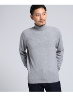 フルカシ タートル ネックニット[ メンズ ニット カシミヤ ]/ライトグレー(011)