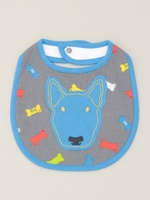 ボーイズBABYnotsobig ボーンプリントDOGアップリケスタイ/グレー