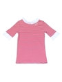 ボーダー TOPS/レッド