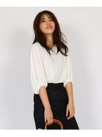 ボリュームスリーブプルオーバー/ホワイト(001)