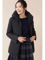 ボリューム襟ダウンコート/ネイビー3(123)