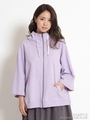 ミニミニ裏毛　ジップアップパーカー/パープル