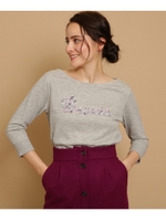 ミニ裏毛プルオーバファブリック/グレー(010)