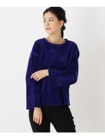 モールヤーン天竺ニット/ブルー(092)