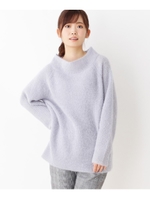 ラメフェザーニット/ライトブルー(091)