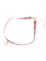 ロゴリボン チョーカー/ピンク(072)