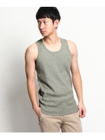 ワッフルタンクトップ/グレー(012)