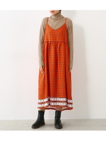 ヴィンテージ ロング キャミワンピース/ORG