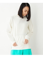 裏毛フーディプルオーバー/オフホワイト(003)