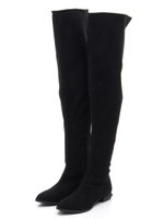 フラットニーハイブーツ/BLK