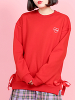 WC/ハートサイドレーススウェット