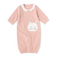 【10%OFF】ねこポシェットデザイン裏起毛2WAYカバーオール