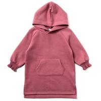 【10%OFF】裏起毛パーカーワンピース