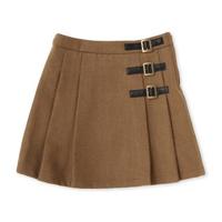 【20%OFF】ベルトつきプリーツスカート