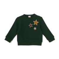 【20%OFF】星サガラワッペン裏毛トレーナー