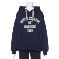 【25%OFF】レインボードロスト裏起毛パーカー