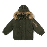 【30%OFF】2WAYフード中綿入りミリタリーブルゾン