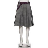 【30%OFF】サイドライングレンチェックミディスカート