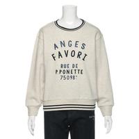 【30%OFF】ライン入りソフトカレッジ裏毛トレーナー