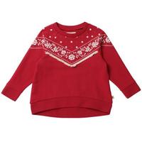 【40%OFF】ガールズ バンダナ プリント スウェットシャツ