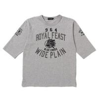 【50%OFF】インディアンハック七分袖Tシャツ