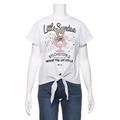 【50%OFF】ラビ子プリント前結びTシャツ