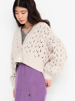 WEGO/透かし編みショートカーディガン