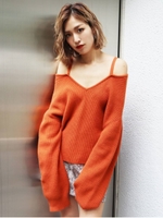 2WAYストラップレディニット/ORG