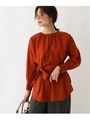 2WAYテントラインロングシャツ/ダークオレンジ(068)