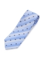 6色メランジ小紋ネクタイ/ライトブルー(391)