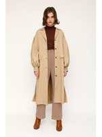 BALLOON SLEEVE COAT/BEG