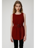 BELTED SLEEVELESS チュニック/BRD